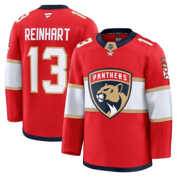 Youth Florida Panthers #13 Sam Reinhart Red Authentic Home Jersey