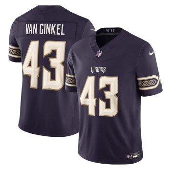 Men's Minnesota Vikings #43 Andrew Van Ginkel Purple 2026 Rivalries Collection Vapor F.U.S.E. Limited Jersey Men's Minnesota Vikings #43 Andrew Van Ginkel Purple 2026 Rivalries Collection Vapor F.U.S.E. Limited Jersey