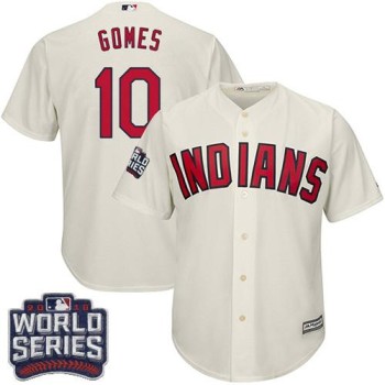indians #10 Yan Gomes Cream Alternate 2016 World Series Bound Stitched Youth MLB Jersey indians #10 Yan Gomes Cream Alternate 2016 World Series Bound Stitched Youth MLB Jersey