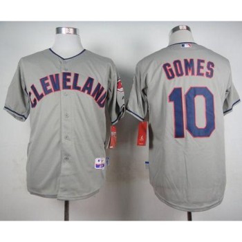 indians #10 Yan Gomes Grey Cool Base Stitched MLB Jersey indians #10 Yan Gomes Grey Cool Base Stitched MLB Jersey