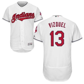 indians #13 Omar Vizquel White Flexbase Authentic Collection Stitched MLB Jersey indians #13 Omar Vizquel White Flexbase Authentic Collection Stitched MLB Jersey