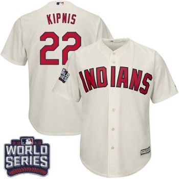 indians #22 Jason Kipnis Cream Alternate 2016 World Series Bound Stitched Youth MLB Jersey indians #22 Jason Kipnis Cream Alternate 2016 World Series Bound Stitched Youth MLB Jersey