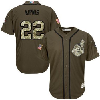 indians #22 Jason Kipnis Green Salute to Service Stitched Youth MLB Jersey indians #22 Jason Kipnis Green Salute to Service Stitched Youth MLB Jersey