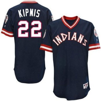indians #22 Jason Kipnis Navy Blue 1976 Turn Back The Clock Stitched MLB Jersey indians #22 Jason Kipnis Navy Blue 1976 Turn Back The Clock Stitched MLB Jersey