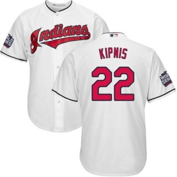 indians #22 Jason Kipnis White Cool Base 2016 World Series Bound Stitched Youth MLB Jersey indians #22 Jason Kipnis White Cool Base 2016 World Series Bound Stitched Youth MLB Jersey