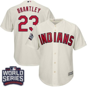 indians #23 Michael Brantley Cream Alternate 2016 World Series Bound Stitched Youth MLB Jersey indians #23 Michael Brantley Cream Alternate 2016 World Series Bound Stitched Youth MLB Jersey