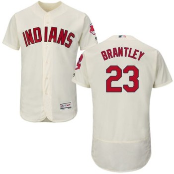 indians #23 Michael Brantley Cream Flexbase Authentic Collection Stitched MLB Jersey indians #23 Michael Brantley Cream Flexbase Authentic Collection Stitched MLB Jersey