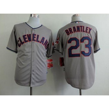 indians #23 Michael Brantley Grey Cool Base Stitched MLB Jersey indians #23 Michael Brantley Grey Cool Base Stitched MLB Jersey