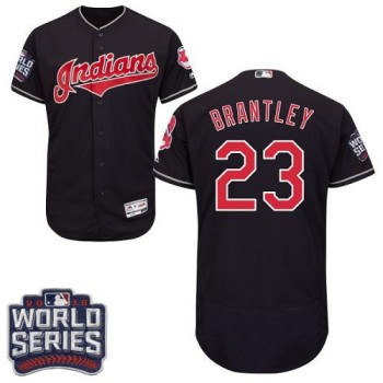 indians #23 Michael Brantley Navy Blue Flexbase Authentic Collection 2016 World Series Bound Stitched MLB Jersey indians #23 Michael Brantley Navy Blue Flexbase Authentic Collection 2016 World Series Bound Stitched MLB Jersey