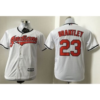indians #23 Michael Brantley White Cool Base Stitched Youth MLB Jersey indians #23 Michael Brantley White Cool Base Stitched Youth MLB Jersey