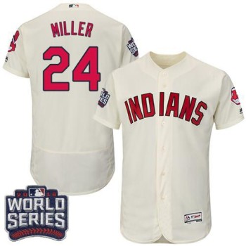 indians #24 Andrew Miller Cream Flexbase Authentic Collection 2016 World Series Bound Stitched MLB Jersey indians #24 Andrew Miller Cream Flexbase Authentic Collection 2016 World Series Bound Stitched MLB Jersey