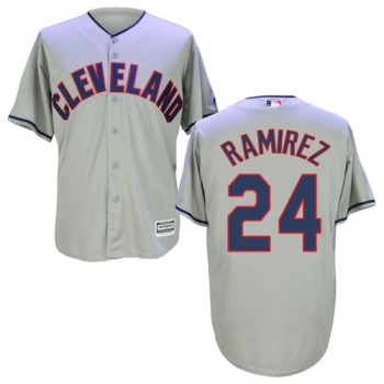 indians #24 Manny Ramirez Grey New Cool Base Stitched MLB Jersey indians #24 Manny Ramirez Grey New Cool Base Stitched MLB Jersey