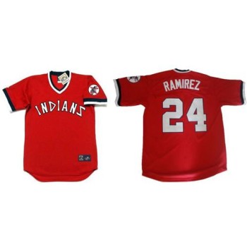 indians #24 Manny Ramirez Red 1978 Turn Back The Clock Stitched MLB Jersey indians #24 Manny Ramirez Red 1978 Turn Back The Clock Stitched MLB Jersey