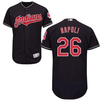 indians #26 Mike Napoli Navy Blue Flexbase Authentic Collection Stitched MLB Jersey indians #26 Mike Napoli Navy Blue Flexbase Authentic Collection Stitched MLB Jersey
