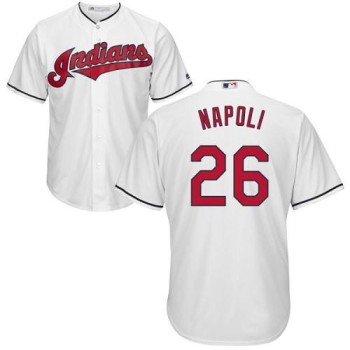 indians #26 Mike Napoli White Home Stitched Youth MLB Jersey indians #26 Mike Napoli White Home Stitched Youth MLB Jersey