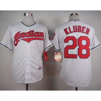indians #28 Corey Kluber White Cool Base Stitched MLB Jersey indians #28 Corey Kluber White Cool Base Stitched MLB Jersey