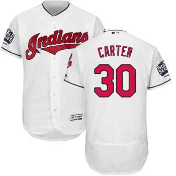 indians #30 Joe Carter White Flexbase Authentic Collection 2016 World Series Bound Stitched MLB Jersey indians #30 Joe Carter White Flexbase Authentic Collection 2016 World Series Bound Stitched MLB Jersey