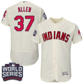 indians #37 Cody Allen Cream Flexbase Authentic Collection 2016 World Series Bound Stitched MLB Jersey indians #37 Cody Allen Cream Flexbase Authentic Collection 2016 World Series Bound Stitched MLB Jersey