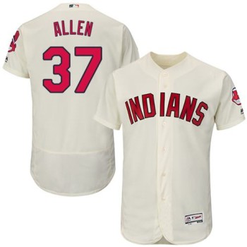 indians #37 Cody Allen Cream Flexbase Authentic Collection Stitched MLB Jersey indians #37 Cody Allen Cream Flexbase Authentic Collection Stitched MLB Jersey