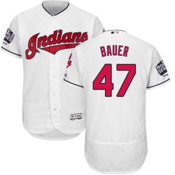 indians #47 Trevor Bauer White Flexbase Authentic Collection 2016 World Series Bound Stitched MLB Jersey indians #47 Trevor Bauer White Flexbase Authentic Collection 2016 World Series Bound Stitched MLB Jersey