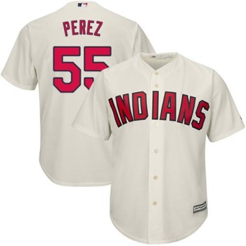 indians #55 Roberto Perez Cream Alternate Stitched Youth MLB Jersey indians #55 Roberto Perez Cream Alternate Stitched Youth MLB Jersey