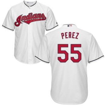 indians #55 Roberto Perez White Home Stitched Youth MLB Jersey indians #55 Roberto Perez White Home Stitched Youth MLB Jersey