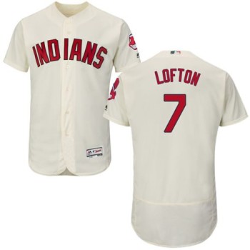 indians #7 Kenny Lofton Cream Flexbase Authentic Collection Stitched MLB Jersey indians #7 Kenny Lofton Cream Flexbase Authentic Collection Stitched MLB Jersey