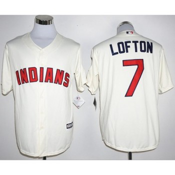 indians #7 Kenny Lofton Cream New Cool Base Stitched MLB Jersey indians #7 Kenny Lofton Cream New Cool Base Stitched MLB Jersey