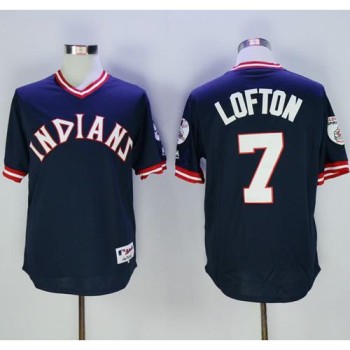 indians #7 Kenny Lofton Navy Blue 1976 Turn Back The Clock Stitched MLB Jersey indians #7 Kenny Lofton Navy Blue 1976 Turn Back The Clock Stitched MLB Jersey