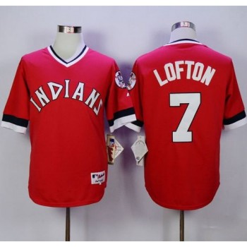 indians #7 Kenny Lofton Red 1978 Turn Back The Clock Stitched MLB Jersey indians #7 Kenny Lofton Red 1978 Turn Back The Clock Stitched MLB Jersey
