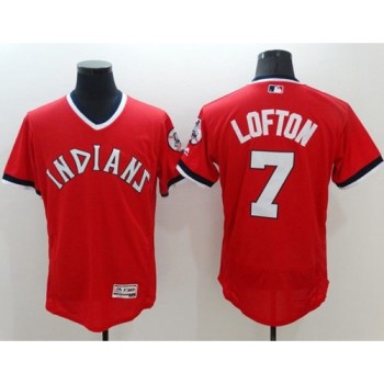 indians #7 Kenny Lofton Red Flexbase Authentic Collection 1978 Turn Back The Clock Stitched MLB Jersey indians #7 Kenny Lofton Red Flexbase Authentic Collection 1978 Turn Back The Clock Stitched MLB Jersey