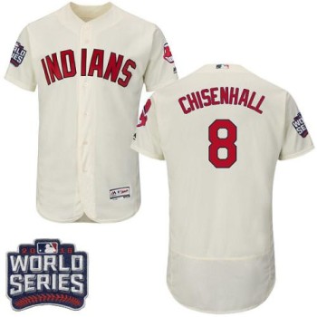 indians #8 Lonnie Chisenhall Cream Flexbase Authentic Collection 2016 World Series Bound Stitched MLB Jersey indians #8 Lonnie Chisenhall Cream Flexbase Authentic Collection 2016 World Series Bound Stitched MLB Jersey