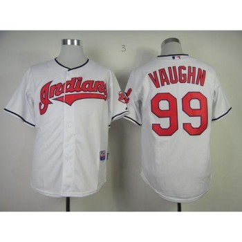 indians #99 Rick Wild Thing Vaughn Stitched White MLB Jersey indians #99 Rick Wild Thing Vaughn Stitched White MLB Jersey