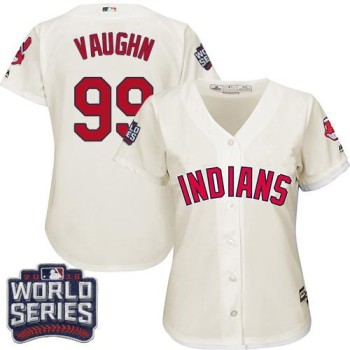 indians #99 Ricky Vaughn Cream 2016 World Series Bound Women's Alternate Stitched MLB Jersey indians #99 Ricky Vaughn Cream 2016 World Series Bound Women's Alternate Stitched MLB Jersey