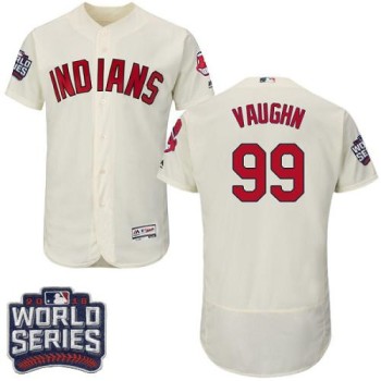 indians #99 Ricky Vaughn Cream Flexbase Authentic Collection 2016 World Series Bound Stitched MLB Jersey indians #99 Ricky Vaughn Cream Flexbase Authentic Collection 2016 World Series Bound Stitched MLB Jersey