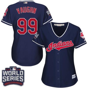 indians #99 Ricky Vaughn Navy Blue 2016 World Series Bound Women's Alternate Stitched MLB Jersey indians #99 Ricky Vaughn Navy Blue 2016 World Series Bound Women's Alternate Stitched MLB Jersey