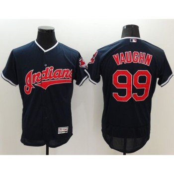 indians #99 Ricky Vaughn Navy Blue Flexbase Authentic Collection Stitched MLB Jersey indians #99 Ricky Vaughn Navy Blue Flexbase Authentic Collection Stitched MLB Jersey