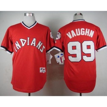 indians #99 Ricky Vaughn Red 1974 Turn Back The Clock Stitched MLB Jersey indians #99 Ricky Vaughn Red 1974 Turn Back The Clock Stitched MLB Jersey