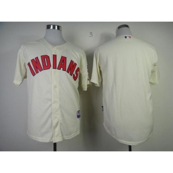 indians Blank Cream Cool Base Stitched MLB Jersey indians Blank Cream Cool Base Stitched MLB Jersey