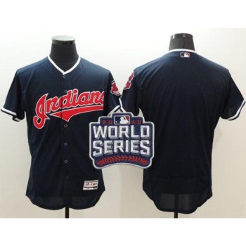 indians Blank Navy Blue Flexbase Authentic Collection 2016 World Series Bound Stitched MLB Jersey indians Blank Navy Blue Flexbase Authentic Collection 2016 World Series Bound Stitched MLB Jersey