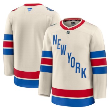 Men's New York Rangers Beige 2026 NHL Winter Classic Premium Jersey Men's New York Rangers Beige 2026 NHL Winter Classic Premium Jersey