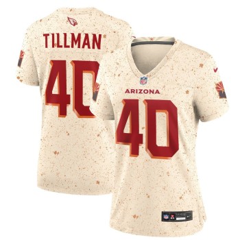 Women's Arizona Cardinals #40 Pat Tillman Cream Rivalries Collection Game Jersey Women's Arizona Cardinals #40 Pat Tillman Cream Rivalries Collection Game Jersey