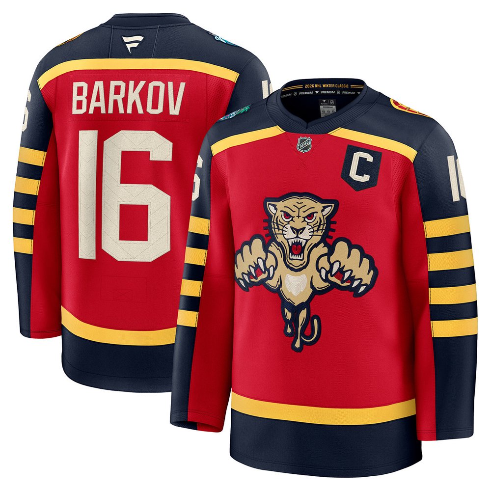 Youth Florida Panthers #16 Aleksander Barkov Red NHL 2026 Winter Classic Jersey