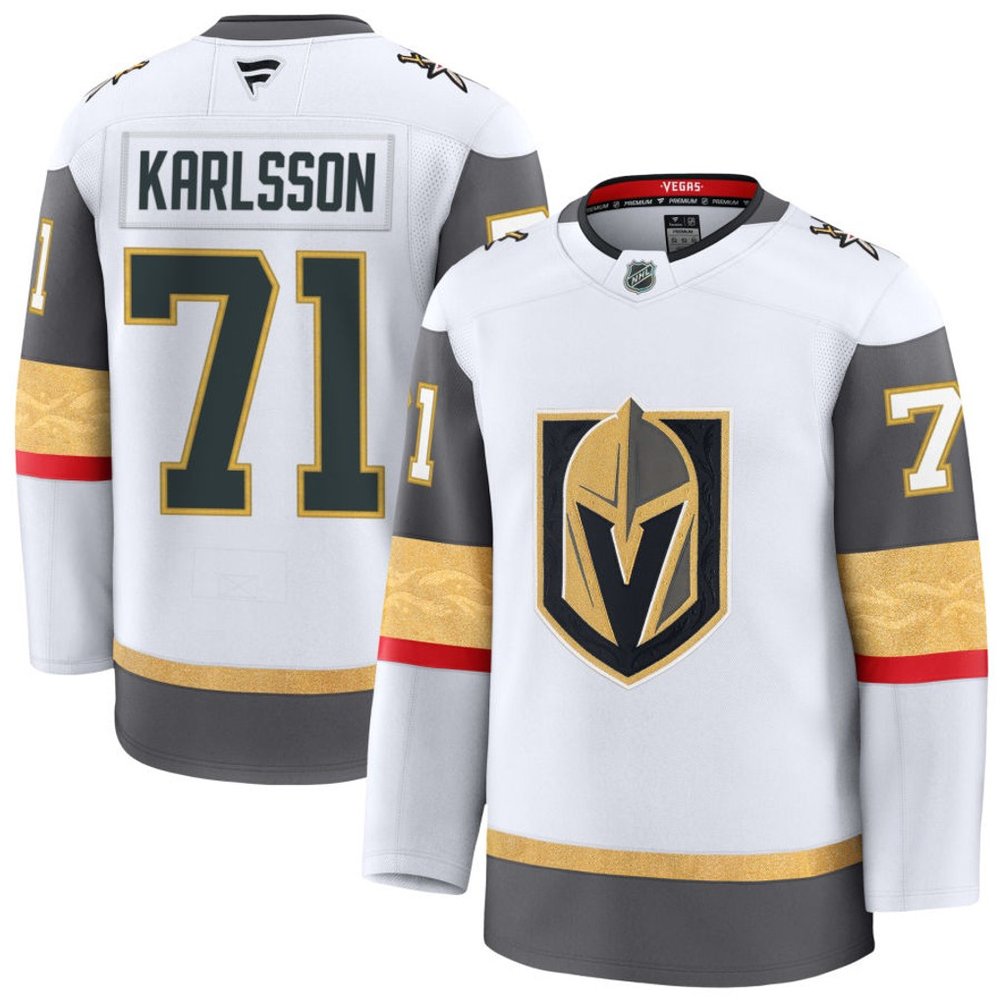 Youth Vegas Golden Knights #71 William Karlsson White Away Jersey