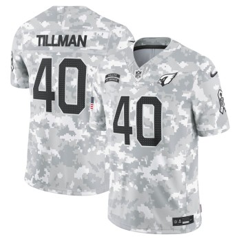 Men's Arizona Cardinals Pat Tillman Arctic Camo 2024 Salute to Service Retired Player Limited Jersey Men's Arizona Cardinals Pat Tillman Arctic Camo 2024 Salute to Service Retired Player Limited Jersey