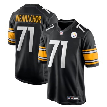 Men's Pittsburgh Steelers #71 Max Iheanachor Black 2026 NFL Draft Game Jersey Men's Pittsburgh Steelers #71 Max Iheanachor Black 2026 NFL Draft Game Jersey