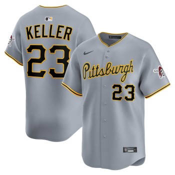 Men's Pittsburgh Pirates #23 Mitch Keller Nike Gray Road Limited Jersey Men's Pittsburgh Pirates #23 Mitch Keller Nike Gray Road Limited Jersey