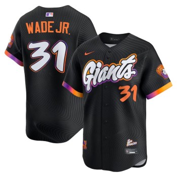 Men's San Francisco Giants #31 LaMonte Wade Jr. Nike Anthracite 2025 City Connect Limited Jersey