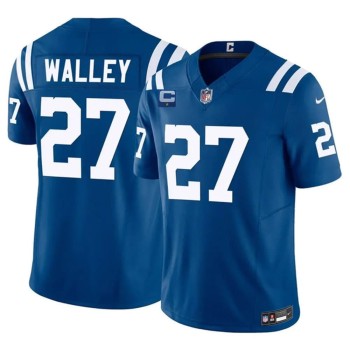Youth Indianapolis Colts #27 Justin Walley Blue 2026 1-Star C Patch Vapor F.U.S.E. Limited Jersey Youth Indianapolis Colts #27 Justin Walley Blue 2026 1-Star C Patch Vapor F.U.S.E. Limited Jersey