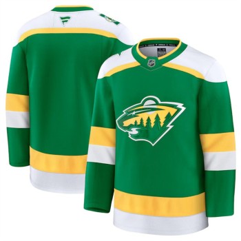 Men's Minnesota Wild Blank Green 2024-25 Alternate Stitched Hockey Premium Jersey Men's Minnesota Wild Blank Green 2024-25 Alternate Stitched Hockey Premium Jersey